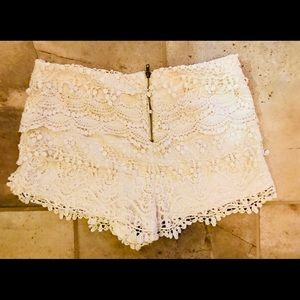 Adorable lace shorts!